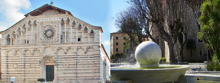 Carrara, P.zza d'armi e Accademia belle arti